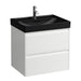 Laufen Meda Wall Mounted Vanity Unit With Matt Black