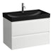 Laufen Meda Wall Mounted Vanity Unit With Matt Black