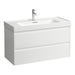 Laufen Meda Wall Mounted Vanity Unit With Washbasin