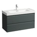 Laufen Meda Wall Mounted Vanity Unit With Washbasin