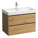 Laufen Meda Wall Mounted Vanity Unit With Washbasin - 800mm