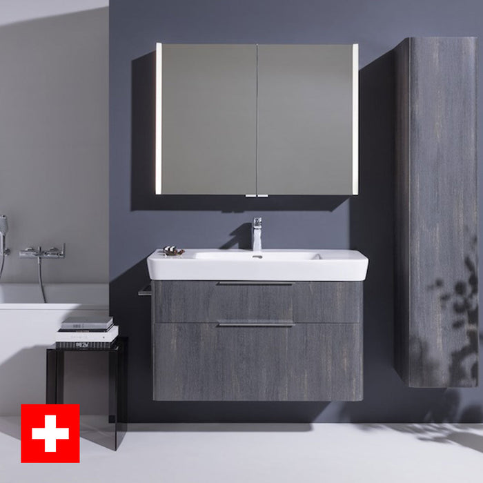 Laufen Moderna 840 Two Drawer Wall Hung Vanity Washbasin