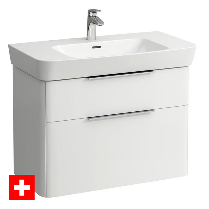 Laufen Moderna 840 Two Drawer Wall Hung Vanity Washbasin
