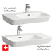 Laufen Moderna Two Drawer Wall Hung Vanity Washbasin Unit