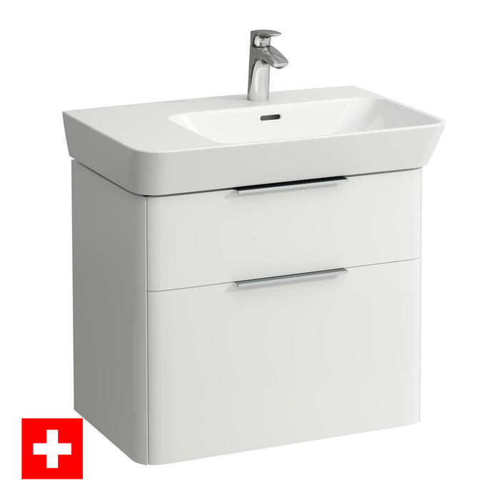 Laufen Moderna Two Drawer Wall Hung Vanity Washbasin Unit