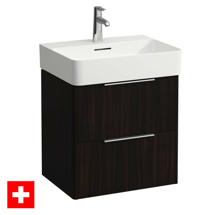Laufen Val Wall Mounted Vanity Unit With Washbasin - Dark