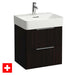 Laufen Val Wall Mounted Vanity Unit With Washbasin - Dark