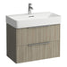 Laufen Val Wall Mounted Vanity Unit With Washbasin - Light