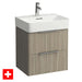 Laufen Val Wall Mounted Vanity Unit With Washbasin - Light