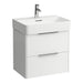 Laufen Val Wall Mounted Vanity Unit With Washbasin - White