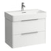Laufen Val Wall Mounted Vanity Unit With Washbasin - White