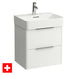 Laufen Val Wall Mounted Vanity Unit With Washbasin - White