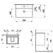 Laufen Val Wall Mounted Vanity Unit With Washbasin - White