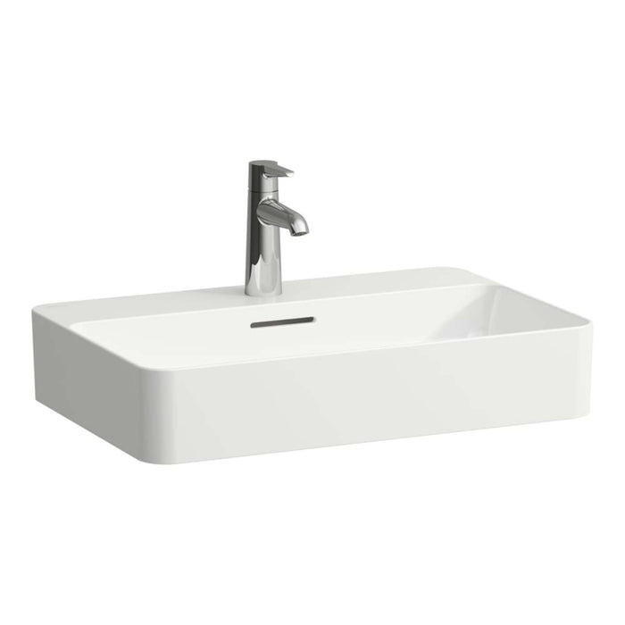 Laufen Val Washbasin - Gloss White - 600mm / 1 Tap Hole