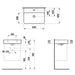 Laufen Val Washbasin - Gloss White - Wall Hung Basins