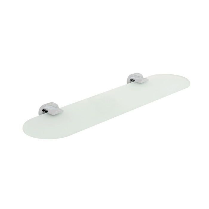 Vado Life Frosted Glass Shelf - 530mm Wide - Chrome