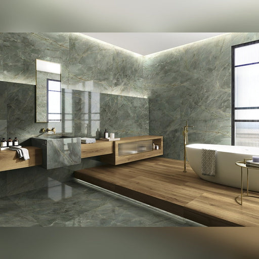 Lucca Fiore Polished Porcelain Tile 60x120 - Porcelain Tile