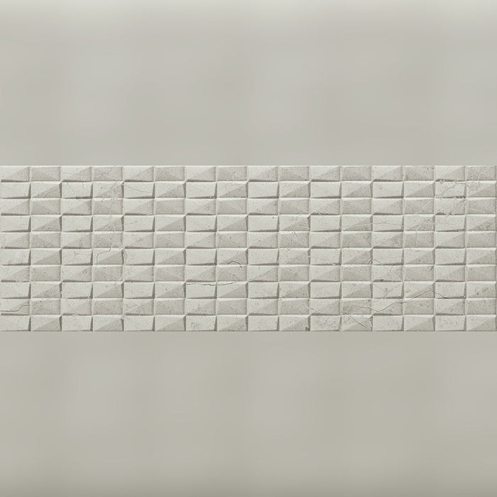 Lucca Isola Bazzani Grey Ceramic Tile 25x75 - 25cm x 75cm