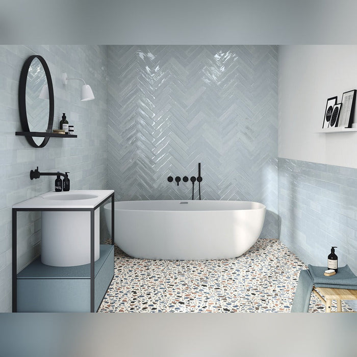 Lucca Mare Acqua Bathroom & Kitchen Tile 7.5x30 - Bathroom