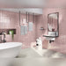Lucca Mare Rose Bathroom & Kitchen Tile 7.5x30 - Bathroom &