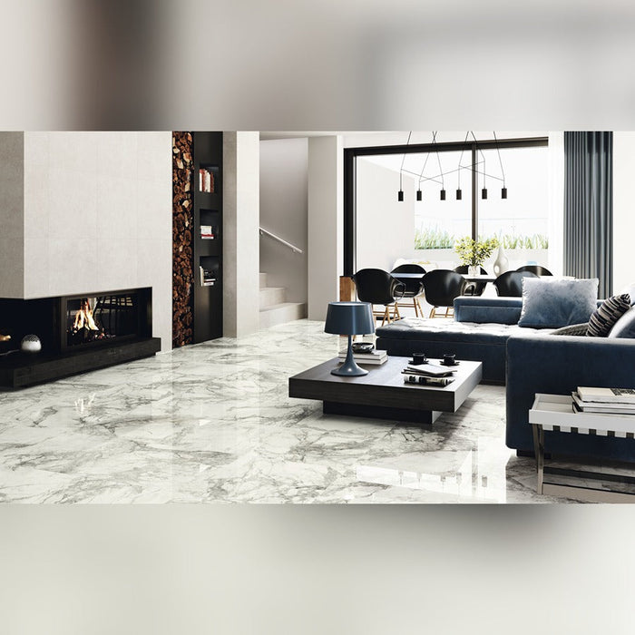 Lucca Opulenza Sabbia Rect Porcelain Tile 60x60 - Porcelain