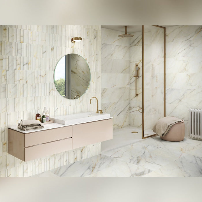 Lucca Riviera Placid Slow Matt Rect Ceramic Tile 40x120