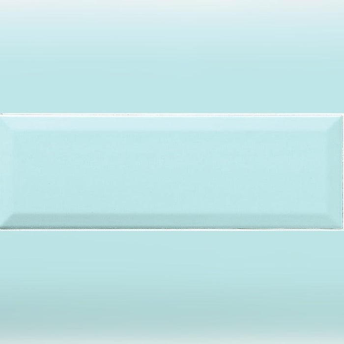 Lucca Sogno Turquesa Bathroom & Kitchen Tile 10x30 - 10cm x