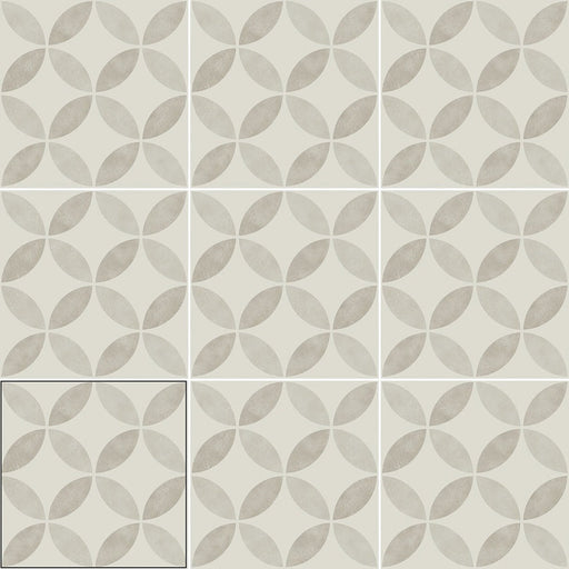 Lucca Zephyro Matt Pattern Enya Pumice Pattern Tile 15x15