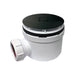 Lussaro 90mm High Flow Shower Tray Waste With Cover - White