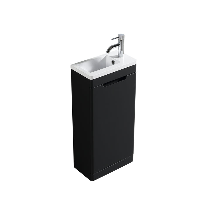 Tailored Acerra 400mm 1 Door Cloakroom Floorstanding Vanity Unit & Basin 400mm - 1 Tap Hole