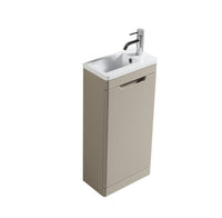 Tailored Acerra 400mm 1 Door Cloakroom Floorstanding Vanity Unit & Basin 400mm - 1 Tap Hole