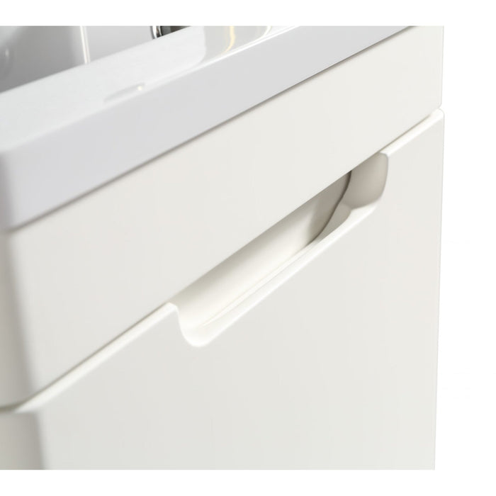 Tailored Acerra 400mm 1 Door Cloakroom Floorstanding Vanity Unit & Basin 400mm - 1 Tap Hole