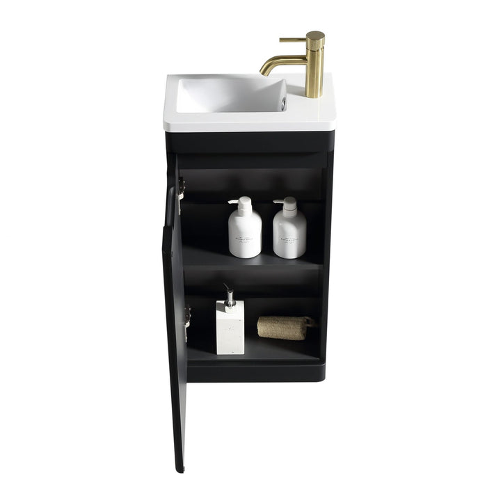 Tailored Acerra 400mm 1 Door Cloakroom Floorstanding Vanity Unit & Basin 400mm - 1 Tap Hole