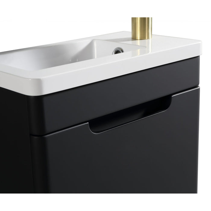 Tailored Acerra 400mm 1 Door Cloakroom Floorstanding Vanity Unit & Basin 400mm - 1 Tap Hole