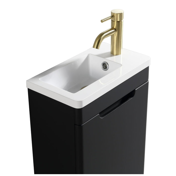 Tailored Acerra 400mm 1 Door Cloakroom Floorstanding Vanity Unit & Basin 400mm - 1 Tap Hole