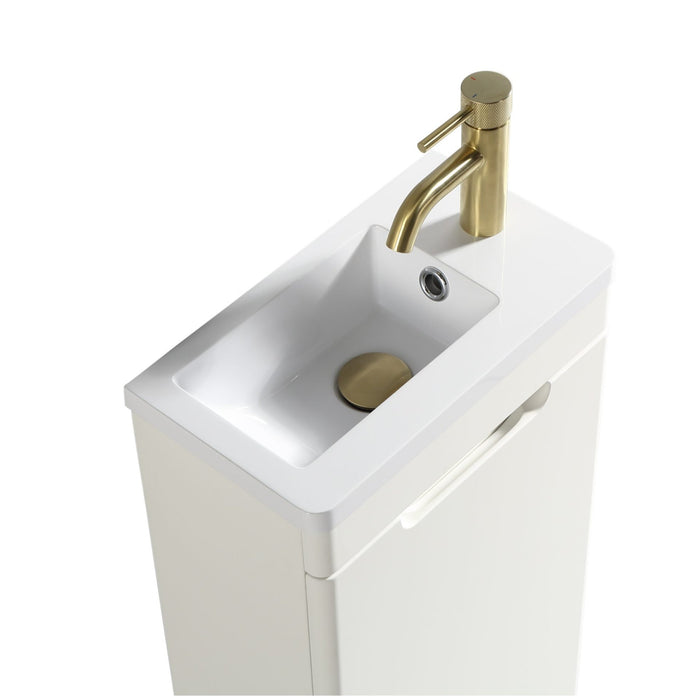 Tailored Acerra 400mm 1 Door Cloakroom Floorstanding Vanity Unit & Basin 400mm - 1 Tap Hole