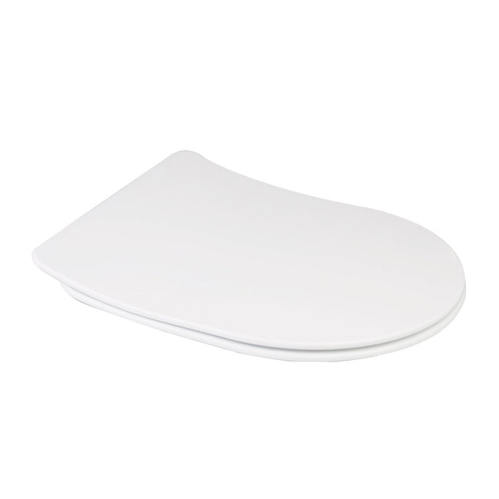 Lussaro Alda Rimless Back To Wall Toilet And Seat - White