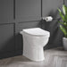 Lussaro Alda Rimless Back To Wall Toilet And Seat - White