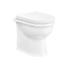 Lussaro Alda Rimless Back To Wall Toilet And Seat - White