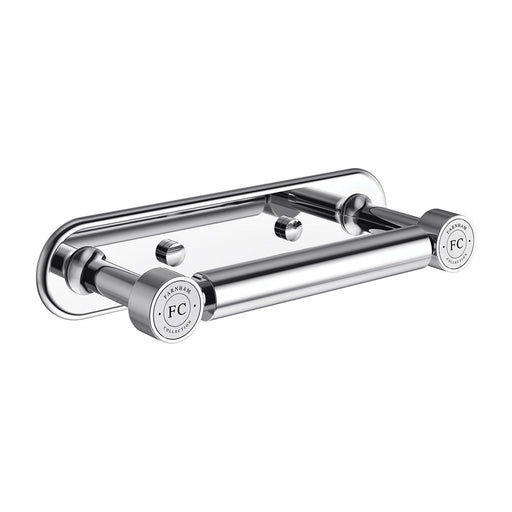 Lussaro Alda Toilet Roll Holder - Chrome - Toilet Roll