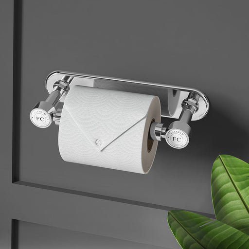 Lussaro Alda Toilet Roll Holder - Chrome - Toilet Roll