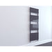 Alexis Designer Towel Radiator - Orca Black / 1600mm x