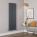 Lussaro Brisa Vertical Designer Radiator - Anthracite