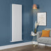 Lussaro Brisa Vertical Designer Radiator - White / 1800mm x