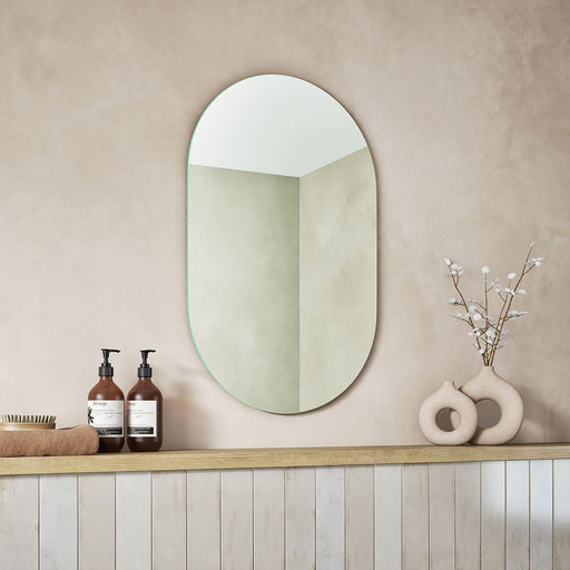 Lussaro Bruno Pill Non Illuminated Mirror - 800mm x 500mm