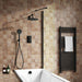 Lussaro Como 3 Outlet 2 Knurled Handles Bath Kit 1 - Shower