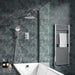 Lussaro Como 3 Outlet 2 Knurled Handles Bath Kit 1 - Shower