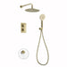Lussaro Como 3 Outlet 2 Knurled Handles Bath Kit 1