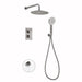 Lussaro Como 3 Outlet 2 Knurled Handles Bath Kit 1 - Gun