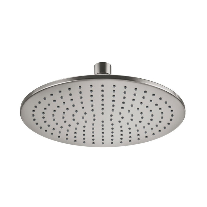 Lussaro Como Round Shower Head - 250mm x 250mm - Gun Metal